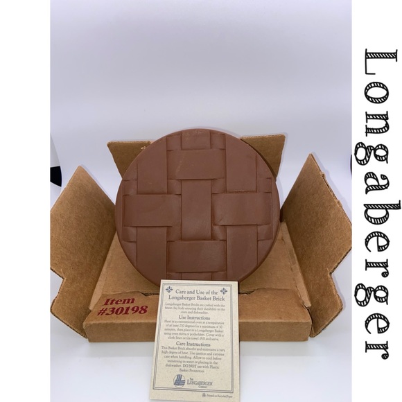 Longaberger Other - LONGABERGER Basket Brick Button basket POTTERY